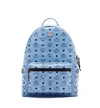 Mcm Stark Backpack In Side Studded Visetos In Le