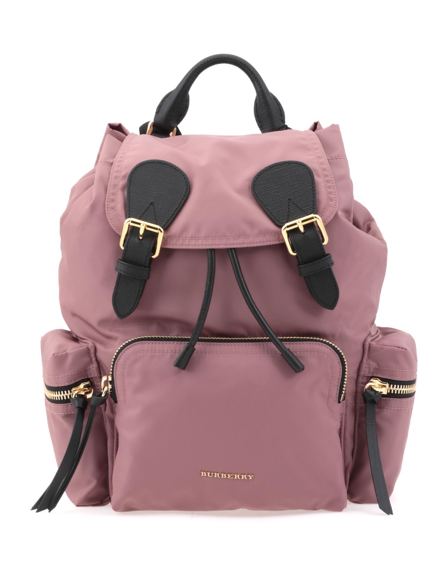 burberry backpack mauve pink