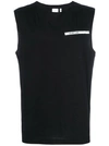 Helmut Lang Raw Edge Muscle Tee In Black