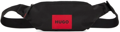 Hugo Black Ethon Pouch In 002 Black
