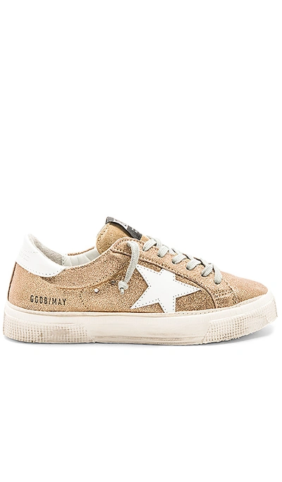 Golden Goose Sneakers May Crack-white Star In Gold