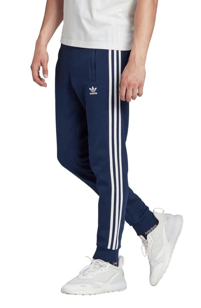 Adidas Originals Tall Adicolor Beckenbauer Track Pants In Navy