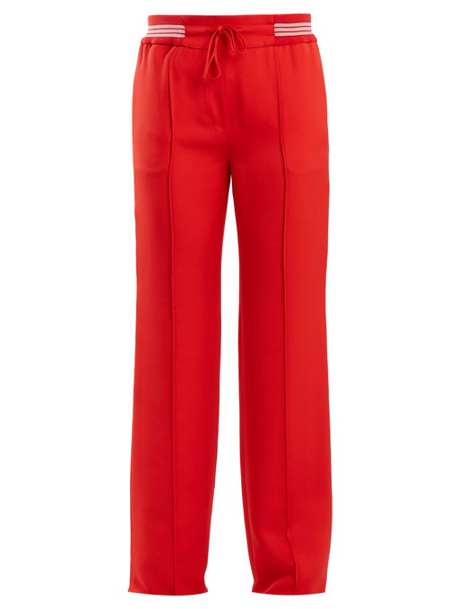slim leg track pants