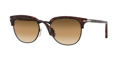 Pre-owned Persol 0po 3105s Cellor 112751 Havana/brown Gradient Men's Sunglasses