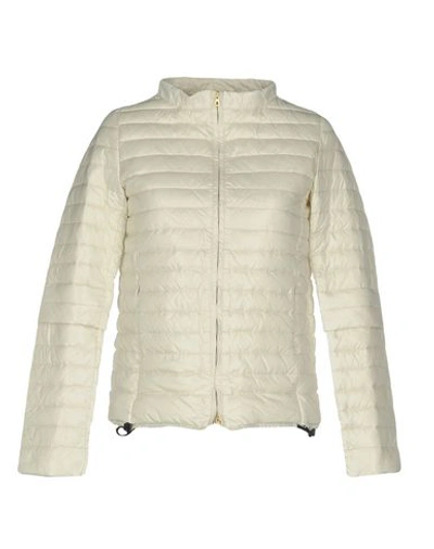 Duvetica Down Jacket In Ivory