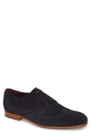 Ted Baker Granet Wingtip In Dark Blue