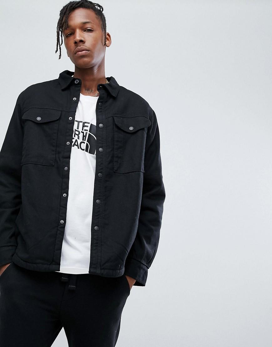 north face wool overshirt