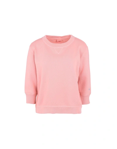 Champion Technical Sweatshirts And Sweaters In Pink