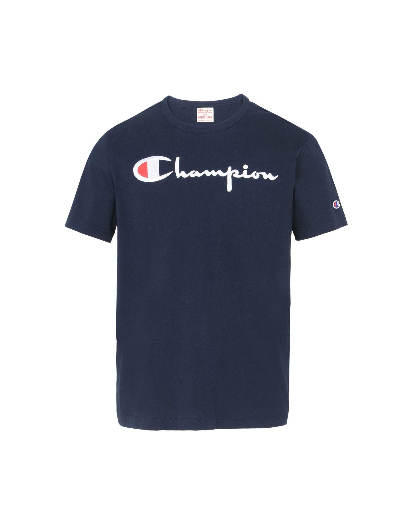 champion t shirt dark blue