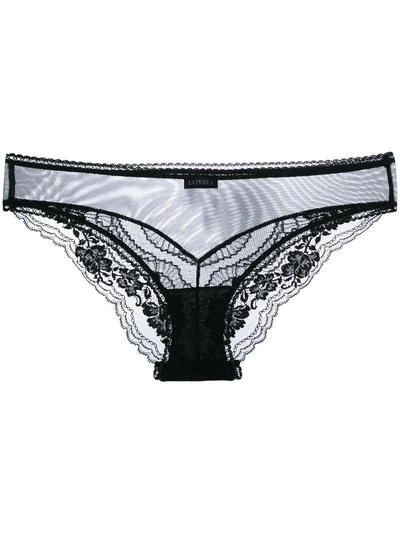 La Perla Lapis Lace Briefs - Black