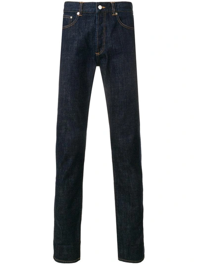 Givenchy Straight Leg Jeans In Blue