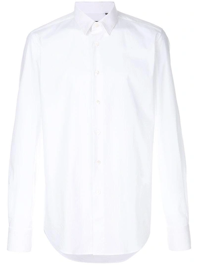 Dell'oglio Classic Long Sleeved Shirt In White