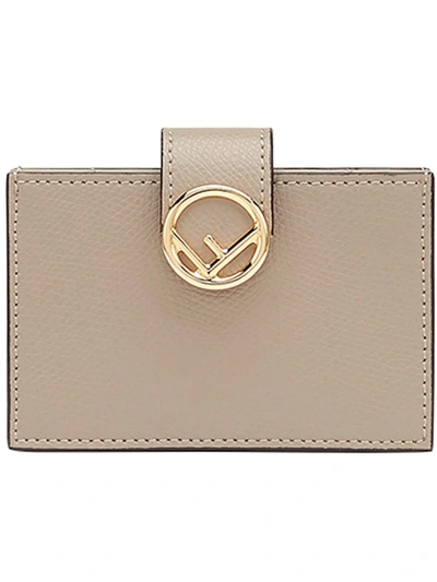 Fendi Accordion Cardholder In Neutrals