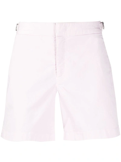 Orlebar Brown Pink Bulldog Cotton Shorts