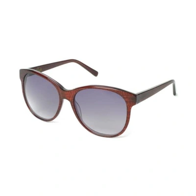 Heidi London Round Cateye Frame Sunglasses Bordeaux