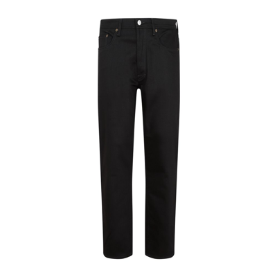 Acne Studios Slim Fit Tapered Jeans In Stay Black