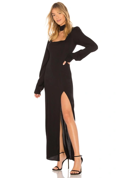 Stone Cold Fox Melrose Gown In Black
