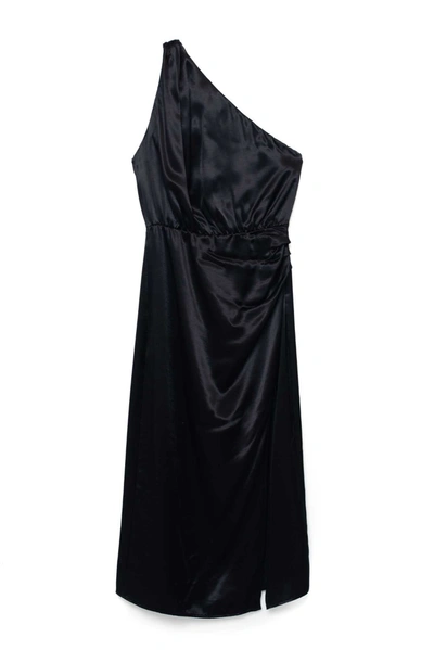 Akalia Melissa Midi Dress- Black