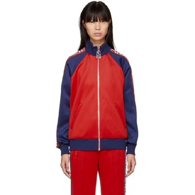 Marc Jacobs Track Jacket In 600 Red