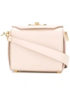 Alexander Mcqueen Box Bag 16 In Nude