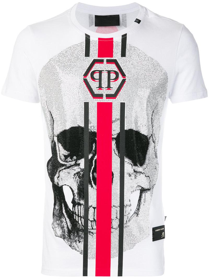 philipp plein t shirt red