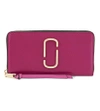 Marc Jacobs Snapshot Saffiano Leather Zipper-around Wallet In Hibiscus Multi