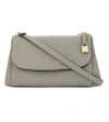 Marc Jacobs Boho Grind Leather Cross-body Bag In Stone Grey