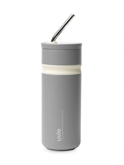 Ohom Inc. Uvio Ultraviolet Self-purifying Water Bottle In Elephant Grey