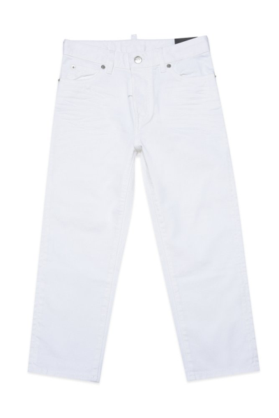 Dsquared2 Straight-leg Denim Pants In White