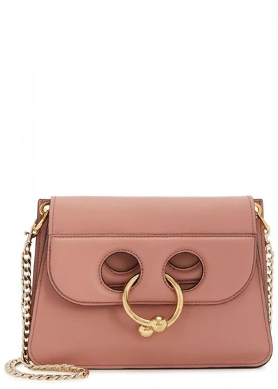 Jw Anderson Pierce Mini Rose Leather Shoulder Bag