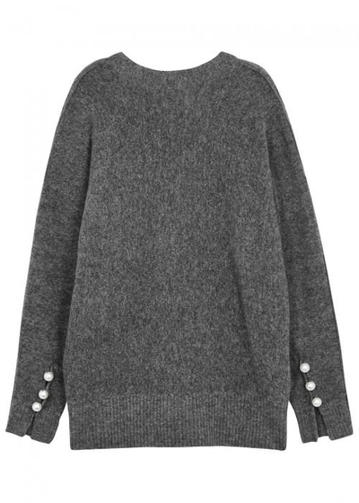 3.1 Phillip Lim / フィリップ リム Grey Embellished Knitted Jumper