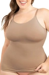 Shapermint All Day Every Day Scoop Neck Camisole In Latte