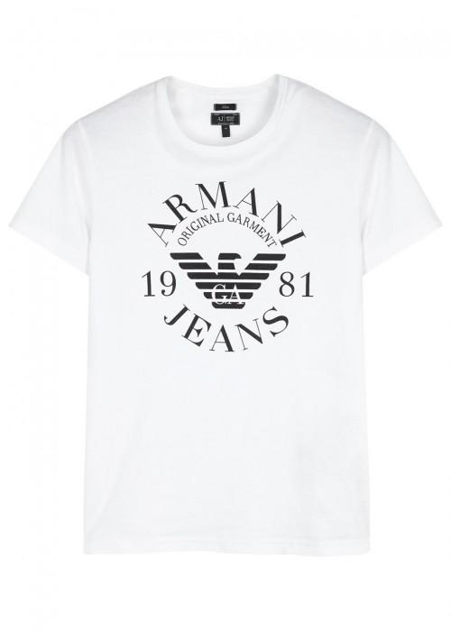 armani jeans white shirt