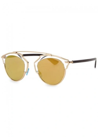 Dior So Real Clubmaster-style Sunglasses