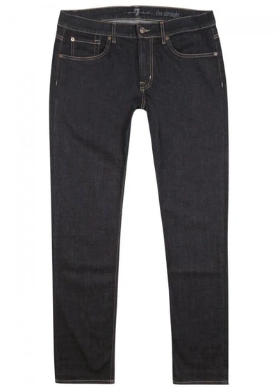 7 For All Mankind The Straight Indigo Jeans