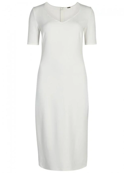 Adam Lippes Ivory Stretch Cady Dress