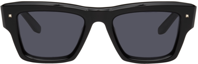 Valentino Garavani Black Xxii Sunglasses In Black/grey