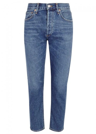 Agolde Jamie Blue Slim-leg Jeans