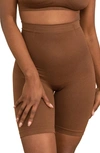 Shapermint High Waist Shaper Shorts In Chocolate