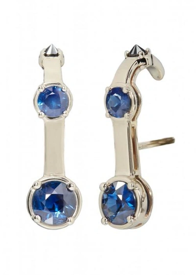 Ara Vartanian Sapphire And Diamonds Earrings