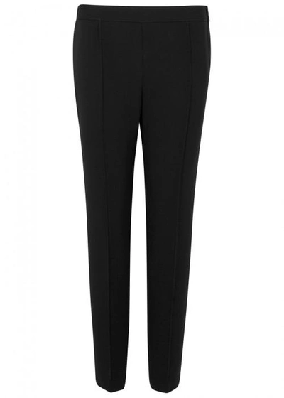 Boutique Moschino Black Cropped Slim-leg Trousers
