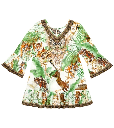 Camilla Kids' Little Girl's & Girl's Jungle Print A-line Dress In Tiger Trap