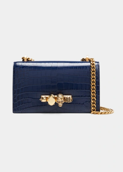 Mock croc shoulder bag new arrivals