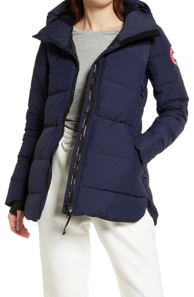 Canada Goose Hybridge Water Resistant Down Jacket In Atlantic Nvy