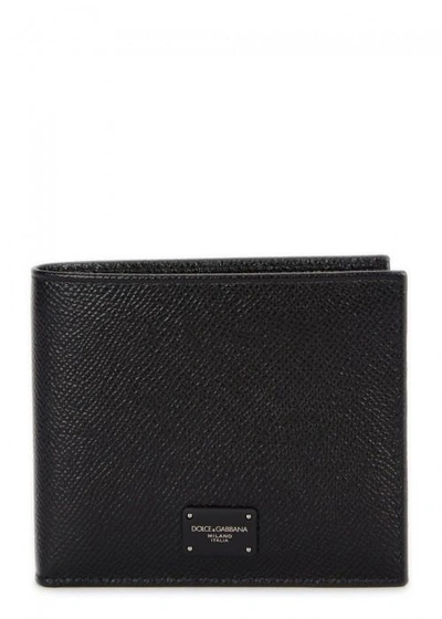 Dolce & Gabbana Black Saffiano Leather Wallet