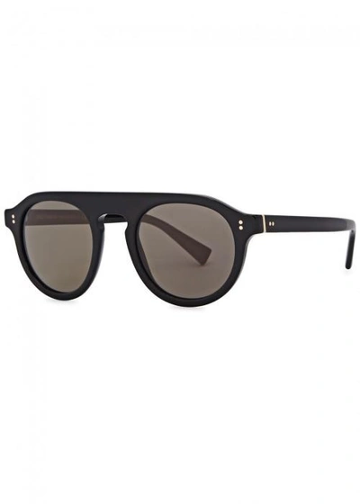 Dolce & Gabbana Black D-frame Sunglasses