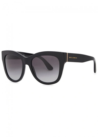Dolce & Gabbana Black Oversized Sunglasses