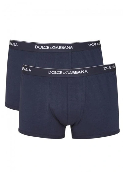 Dolce & Gabbana Navy Boxer Briefs - Set Of Two