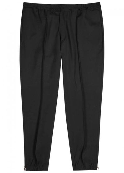 Dsquared2 Black Wool Blend Jogging Trousers