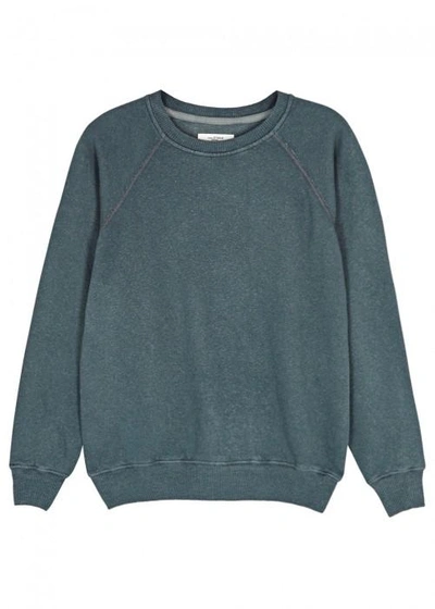 Isabel Marant Étoile Fang Blue Jersey Sweatshirt In Grey